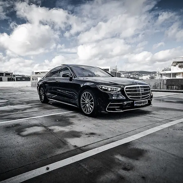 rooftop photo shooting of mercedes benz s class